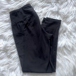 Jockey Black Leggings with side Pockets
